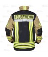 Chaquetón de intervención para bomberos color marino/arena