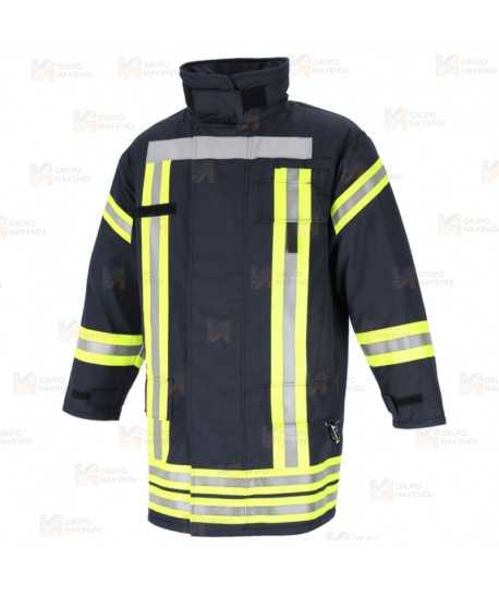 Chaquetón de bombero EN 469 Nivel 2 color azul marino