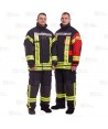 Cubrepantalón o pantalón de bombero EN 469 Nivel 2 color azul marino