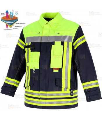 Chaquetón de bombero con membrana para rescates técnicos y parque