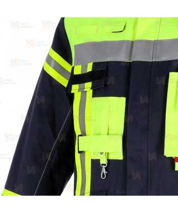 Chaquetón de bombero con membrana para rescates técnicos y parque
