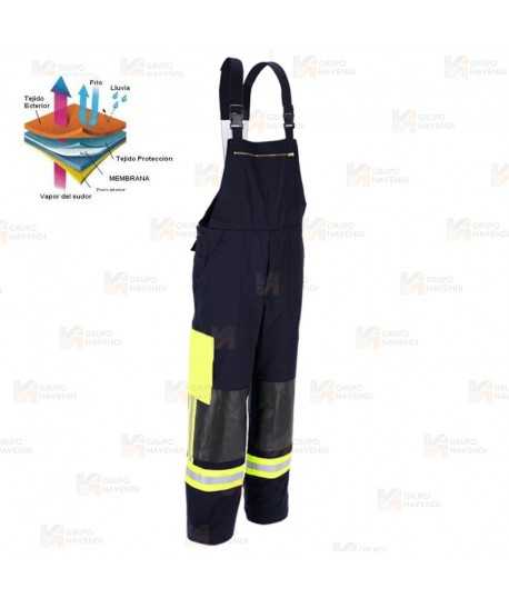 Peto de bombero con membrana para rescates técnicos