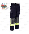 Pantalón de bombero con membrana para rescates técnicos. Color azul marino oscuro
