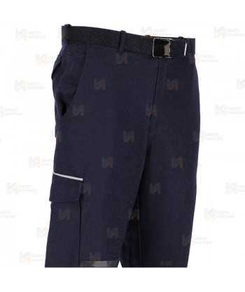 Pantalón de bombero con membrana para rescates técnicos. Color azul marino oscuro
