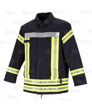 Chaqueta de bombero para parque y rescates, Color azul marino