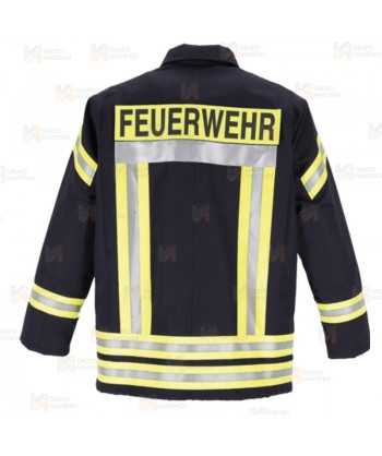 Chaqueta de bombero para parque y rescates, Color azul marino