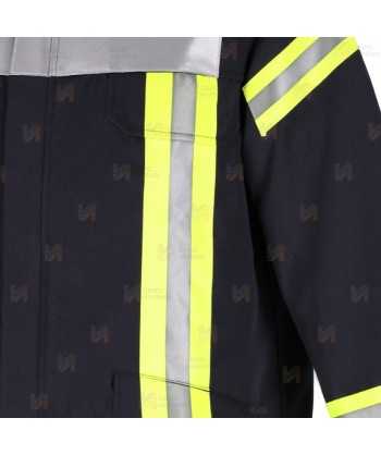 Chaqueta de bombero para parque y rescates, Color azul marino