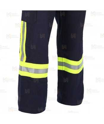 Pantalón ligero de bombero para parque y rescates, Color azul marino