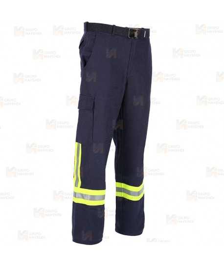 Pantalón ligero de bombero para parque y rescates, Color azul marino