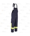 Peto de bombero de Nomex y viscosa para parque y rescates, Color azul marino