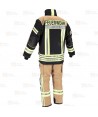 Chaquetón de intervención Premiun para bomberos color arena/marino