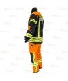 Chaquetón de intervención Premiun para bomberos color naranja/marino
