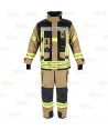 Chaquetón de intervención Premiun para bomberos color arena/marino