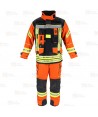 Chaquetón de intervención Premiun para bomberos color naranja/marino