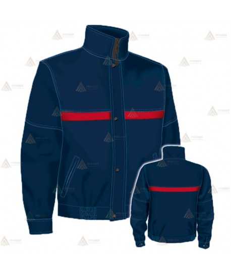 Cazadora softshell de parque con forro desmontable para bomberos