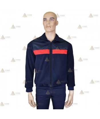 Chaqueta polar personalizable para parque de bomberos