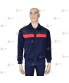 Chaqueta polar personalizable para parque de bomberos