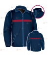 Chaqueta polar personalizable para parque de bomberos