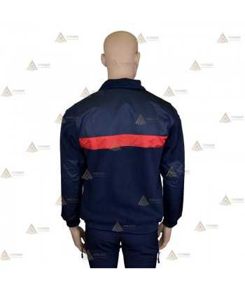 Chaqueta polar personalizable para parque de bomberos