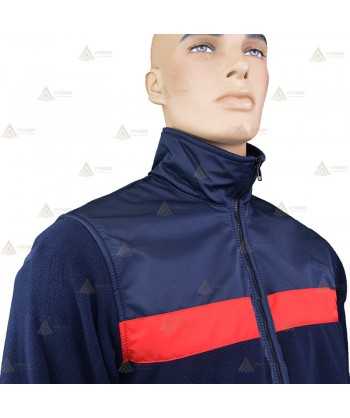 Chaqueta polar personalizable para parque de bomberos