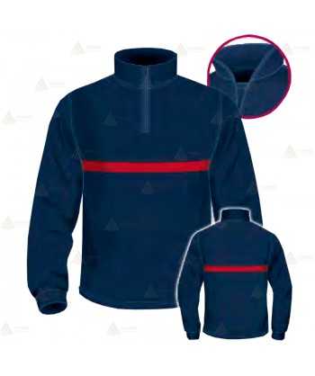 Polo cuello cisne personalizable para parque de bomberos