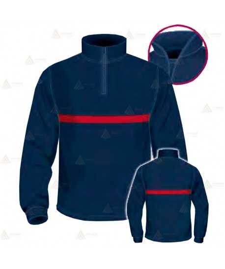 Polo cuello cisne personalizable para parque de bomberos