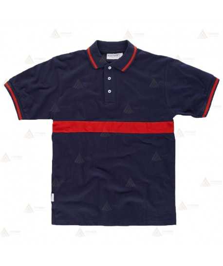 Polo de manga corta de algodón para parque de bomberos