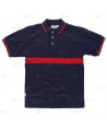 Polo de manga corta de algodón para parque de bomberos