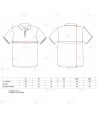 Polo de manga corta de algodón para parque de bomberos