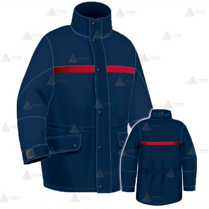 Parka impermeable Premiun personalizable para parque de bomberos