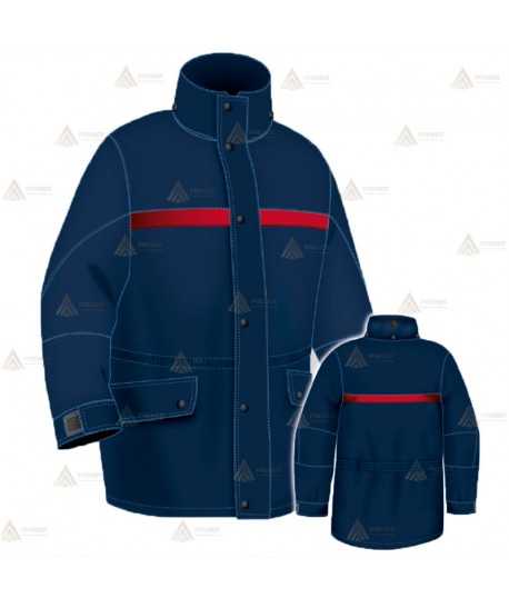 Parka impermeable Premiun personalizable para parque de bomberos