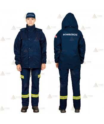 Parka impermeable Premiun personalizable para parque de bomberos