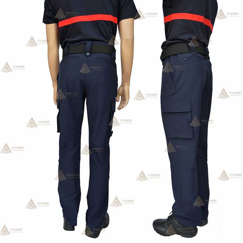 Pantalón verano personalizable de hombre para policía. protección civil y parque de bomberos