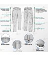 Pantalón bermuda personalizable de hombre para policía. protección civil y parque de bomberosparque de bomberos