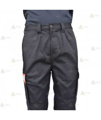 Pantalón con refuerzos en rodillas y culera para parque color azul marino