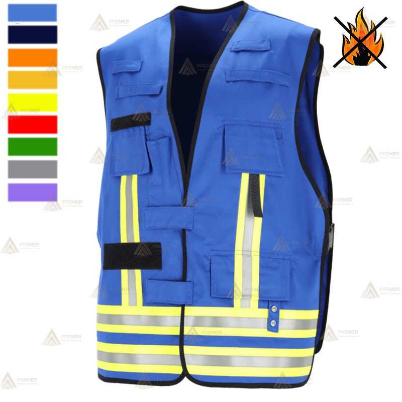 Chaleco de bombero para identificación de funciones
