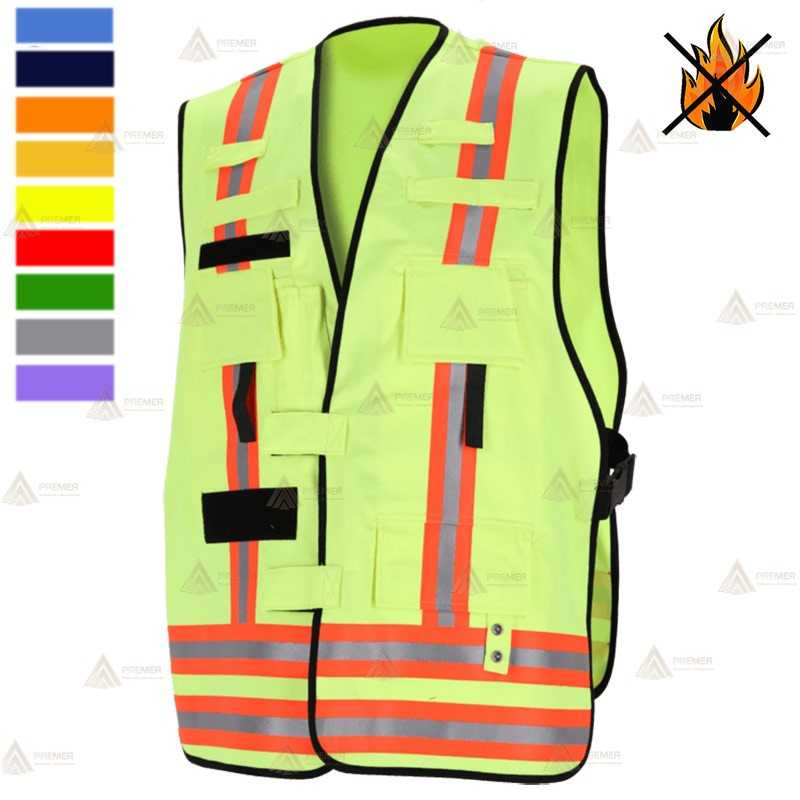Chaleco de bombero para identificación de funciones