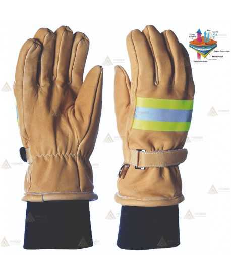 Guante para bombero forestal con membrana