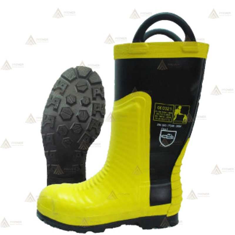 Bota de bomberos F2A IS HI3 P T CI según EN 15090