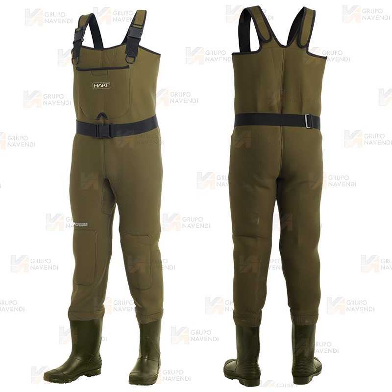 Vadeador transpirable de neopreno con suela de fieltro