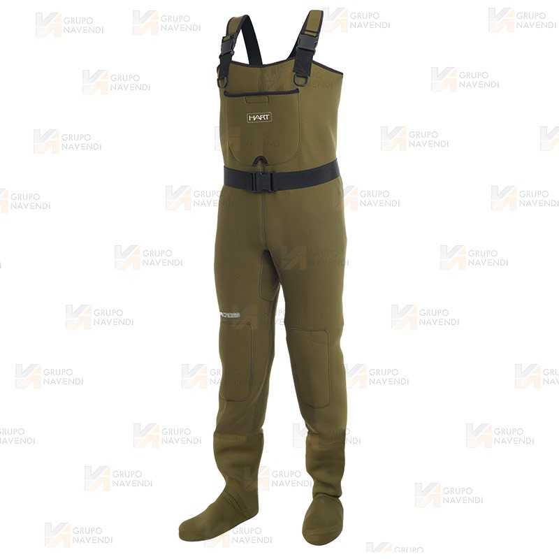 Vadeador transpirable de neopreno con calcetín