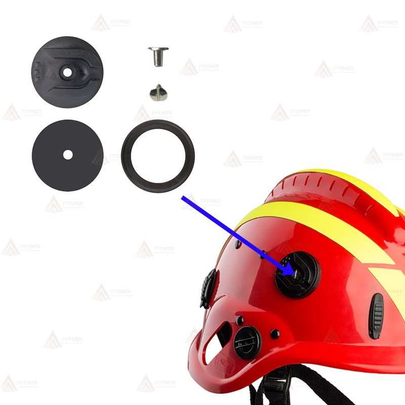 Kit para fijar la linterna al casco forestal Vft1