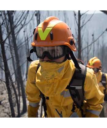 Gafas de protección ventiladas para casco forestal vft1