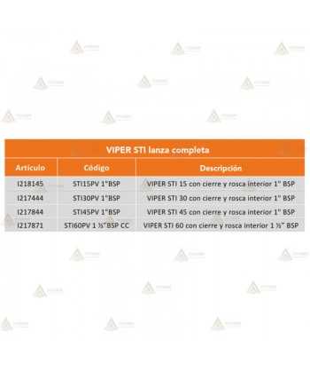 Lanzas Viper STIPV para la lucha contra incendios industriales y forestales