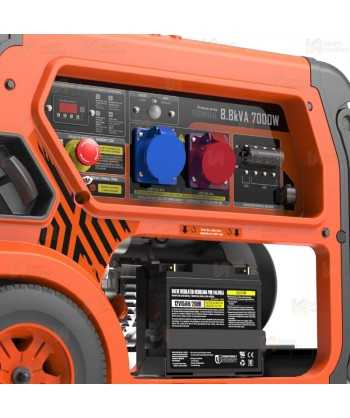 Generador SVR trifásico a gasolina 4T (400 V / 230V / 5.500W)