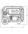 Generador SVR trifásico a gasolina 4T (400 V / 230V / 5.500W)