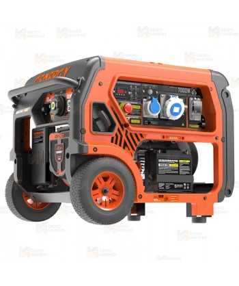 Generador a gasolina 4T (230V / 7.000W) homologado seguridad