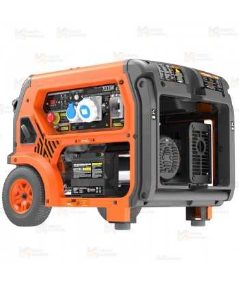 Generador a gasolina 4T (230V / 7.000W) homologado seguridad