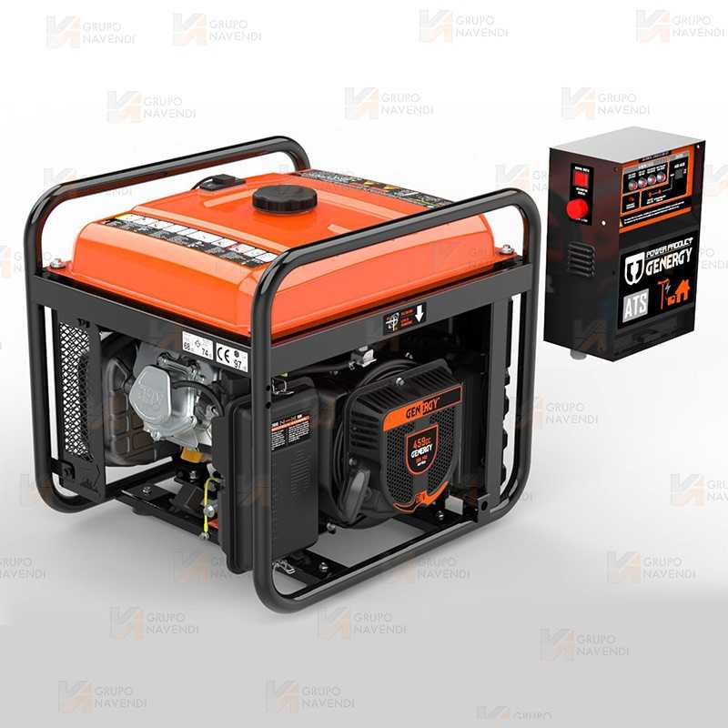 Generador Inverter a gasolina 4T (230V / 7.500W) con arranque automático por fallo en la red