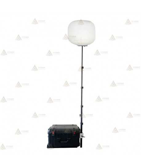 Globo led con mástil telescópico (10.000 Lúmenes)